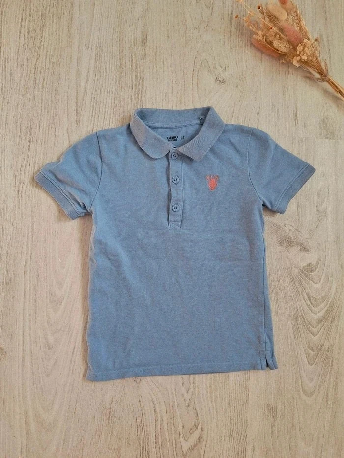 Lote/conjunto de tops para niño blanco verano blanco/azul/caqui Gémo/Tape à l’œil/TAO/Zara - 4/5 años – photo 5